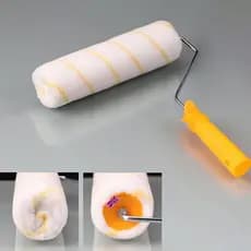 Rolo de Pintura Profissional 23cm / 9 polegadas com Suporte, Alta Durabilidade para Paredes e Tetos