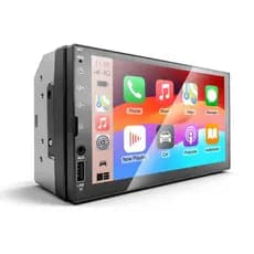 Central Multimídia 2DIN 7" MP10, Tela Touchscreen Ajustável, CarPlay, Android Auto e Bluetooth 5.0