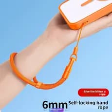 Acessórios De Cordão Para Celular : Pulseira Curta , Cabo Fino Conectado À Corrente , Alça De Pulso Com Clipe Câmera E C