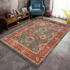 Nordic persa sala de estar tapete Retro estilo étnico cheio de cristal velo tapete quarto resistente à sujeira fácil cui