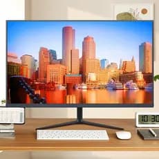 Monitor 19-22-24 Polegada monitoramento Desktop computador tela LCD HDMI superfície reta Ultra-fino