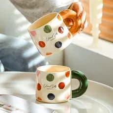 Copo de alto valor doméstico caneca de água potável aveia café da manhã grande capacidade casal copo de água escritório