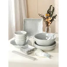 Conjunto de pratos utensílios de mesa domésticos estilo ins 2-4 pessoas comida Housewarming casal dormitório High-End lu