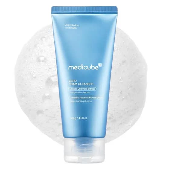 Limpador Facial Medicube Zero Foam Cleanser profundamente hidratante |   Espuma de Limpeza Suave Diária para Pele Sensív