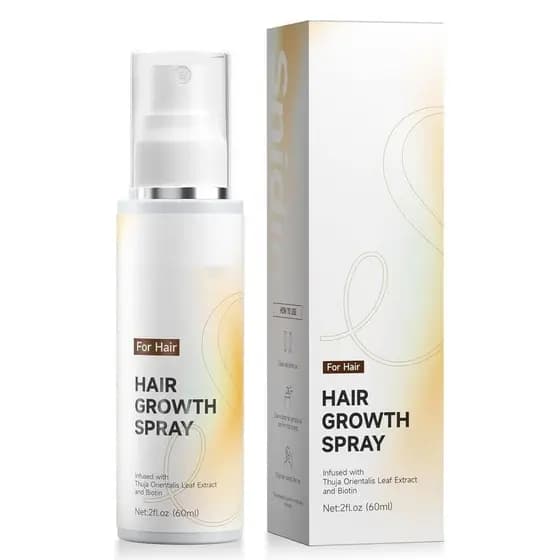 Spray para Crescimento Capilar para Mulheres e Homens - Tratamento para Queda de Cabelo com Óleo de Alecrim e Biotina, S