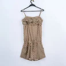 Primavera outono versão coreana roupas femininas temperamento all-match estilingue macacão vestido plissado all-match ma