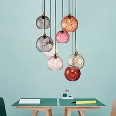 lustre pendente luminaria teto para sala sala jantar teto quarto moderno LED luxo