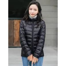 Jaqueta acolchoada leve jaqueta curta inverno feminino novo estilo acolchoado jaqueta estudante solto versão coreana inv