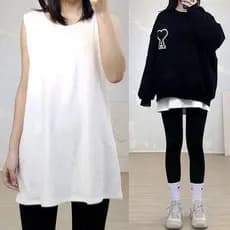 Novo estilo colete em camadas tamanho grande capa bunda topo solto longo sem mangas camisola feminina verão exterior top