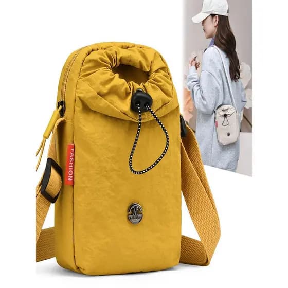 Spring Tour Novo estilo garrafa de água bolsa de copo de água bolsa para celular montanhismo bolsa de pano pequena moda