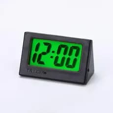 Relógio eletrônico luminoso para carro, resistente a choques, resistente a altas temperaturas, painel de calendário, rel