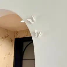[Estética doméstica] Gesso francês borboleta sala de estar emoções de cura nova decoração para casa ornamentos atmosfera