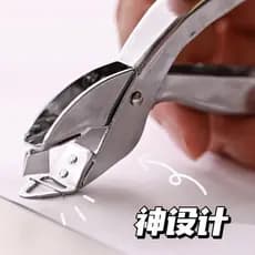 Grampeador de Metal Grampeador portátil Grampos fáceis de limpar Mini grampeador de escritório pontiagudo