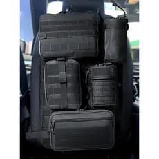 Universal tático assento de carro encosto organizador saco tático Molle carro multifuncional combinação armazenamento sa