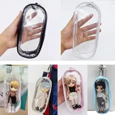 OB11 boneca Outing saco gsc Nendoroid saco de armazenamento transparente bjd12 pontos 8 pontos boneca Display saco