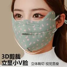 Máscara à prova de frio feminina 3d tridimensional versão coreana proteção para os olhos canto inverno engrossado quente