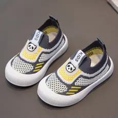 Sapatos esportivos infantis primavera verão meninas único sapatos de malha do bebê malha respirável tênis jardim de infâ
