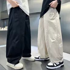 Meninos estilo fino calças 2026 novo estilo verão roupas infantis meninos solto Casual Mosquito calças grandes crianças