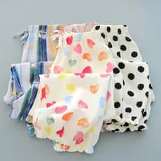Meninas calças Mosquito verão crianças estilo ocidental bebê menina estilo fino respirável calças de algodão Artificial