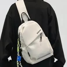 Bolsa mensageiro masculina de um ombro pequena mochila masculina bolsa de peito feminina ciclismo esportes escalada de m