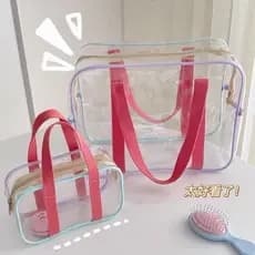 Bolsa de armazenamento dedicada para natação, bolsa de praia à prova d'água de grande capacidade, bolsa de banho, bolsa