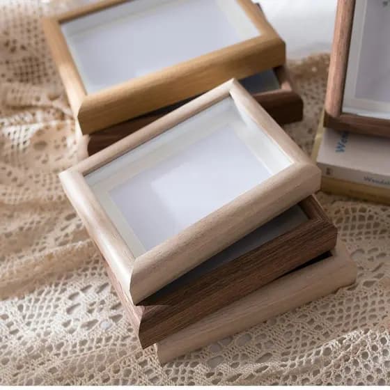 Moldura de foto oca, moldura de amostra de chá, mesa de balanço oca tridimensional, 20 23cm, 27cm, ornamentos de decoraç