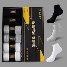 Tianlong Pinnuo desodorante meias absinto aromaterapia negócios meias de algodão puro absorvente de suor respirável meia