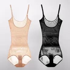 [Quatro opções disponíveis] Macacão modelador de corpo estilo fino, calças pós-parto, modelagem de queima, roupas gordas