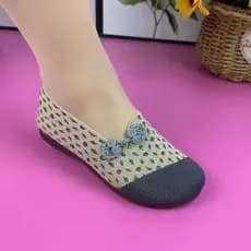 Verão velho pequim sapatos de pano feminino novo estilo confortável respirável antiderrapante fundo plano de um Pedal me