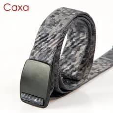 CAXA Montanhismo Ao Ar Livre Moda Camuflagem Homens Mulheres Cinto de Lona Estudante Cinto de Treinamento Militar