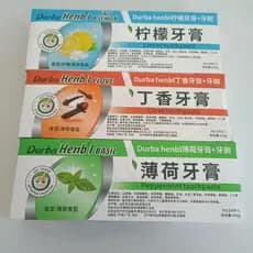 Xinjiang Durba Henbl Mint Limão Cravo Pasta de Dentes 150g Grátis Escova de Dentes Adulto Genuína Frete Grátis