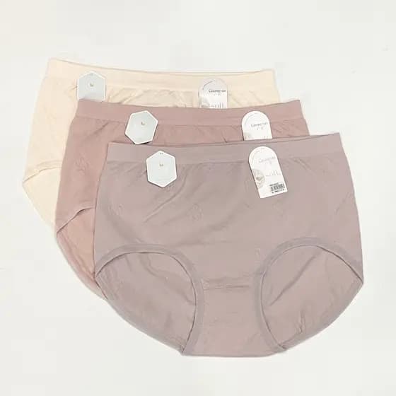 3042 calcinha feminina cor sólida Jacquard Hip-Lifting Briefs cintura média calcinha de algodão feminino macio e confort