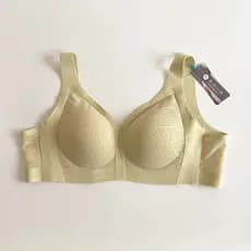 Meiyi roupa íntima feminina 23085 sem costura lindo sutiã traseiro macio e confortável modelo fino copo feminino não pod