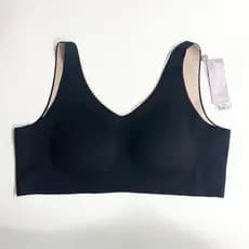 Moduo roupa interior sem costura feminina verão fino colete esportivo sutiã copo sem anel de aço confortável sono texto