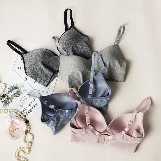 Frete grátis ~ estilo japonês sutiã de renda sem fio roupa interior confortável sutiã Push-Up seios pequenos tipo ajustá
