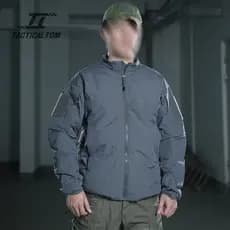 Tático Tom LT Soupbird Cinza Tático Algodão Acolchoado Uniforme Ventilador Militar Caminhadas Ao Ar Livre Escalada Outon