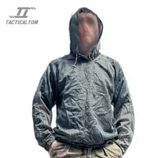 T tigre charme noite deserto camuflagem roupas estilo tático camuflagem jaqueta com capuz dos homens ao ar livre respirá