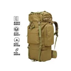 Mochila de escalada ao ar livre das mulheres dos homens multifuncional combinação saco 65L mochila profissional grande c