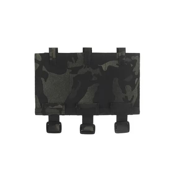 Tático triplo molle elástico fixo camuflagem Multi-Purpose elástico revista saco painel 5.56 saco de expansão de armazen