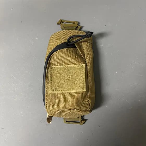 [Processamento de produtos traseiros] Bolsa de alça de ombro ao ar livre Molle Colete tático Bolsa de acessórios com pin