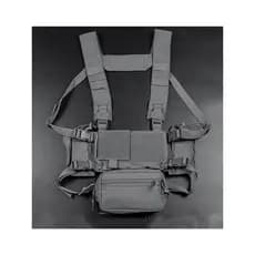 MK4 Tático Multi-Função Expansível Respirável Pendurado Peito Pendurado Colete Conjunto de Tração Rápida Embutido com Fi