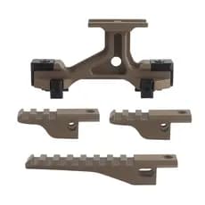Suporte de espelho de aumento multifuncional T2 Adapte-se ao trilho guia Aimpoint T2 ponto vermelho de quatro furos
