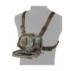 MOLLE Conjunto de placa de navegação dobrável tática, pingente de peito, acessório, bolsa, suporte, Kit de armazenamento