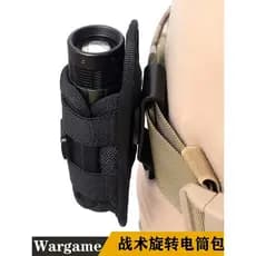 Ao ar livre 360 graus rotativo cintura clipe kit de ferramentas tático lanterna saco ao ar livre multifuncional cintura