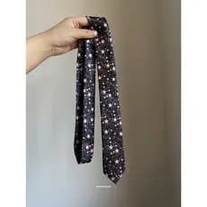 Retro y2k estrela bolinhas gravata nicho fino listrado cachecol elegante pequeno cachecol roupas combinando das mulheres