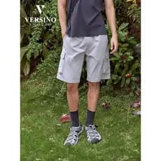 Versino versino masculino primavera verão novo estilo calças casuais soltas retas confortáveis macacão calças de cinco p