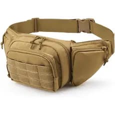 Bolsa de cintura de armazenamento multifuncional tática ao ar livre, campo esportivo masculino, ventilador militar, bols