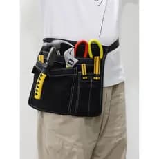 Ao ar livre leve Multi-bolso lona eletricista ferramenta cintura saco multifuncional jardim aparar cintura saco de ferra