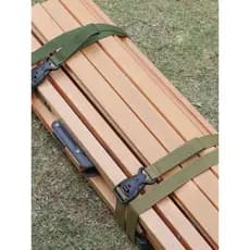 Alça de ligação para bagagem de mão ao ar livre, tipo fivela de segurança dupla, equipamento de acampamento, braçadeira