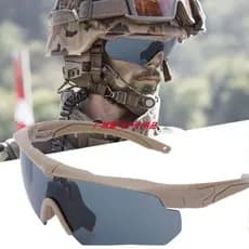 Óculos táticos das forças especiais jogo de guerra ciclismo óculos de proteção à prova de areia óculos de tiro resistent